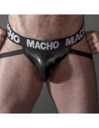 Macho Mx25nc Jock Cuero Negro M - MySexyShop (ES)