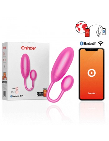 Oninder Denver Vibrating Egg Pink 7 X 2.7 Cm Free App |