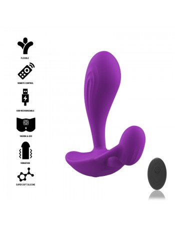 Intense Shelly Anal Plug Remote Control Purple - MySexyShop.eu
