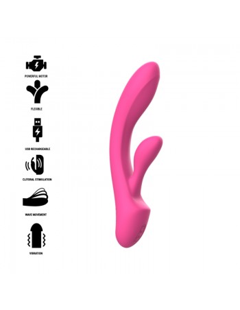 Intense Luigi Vibrator Rabbit Silicone Pink - MySexyShop.eu