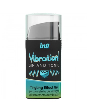 Intt Powerful Intimate Stimulant Liquid Vibrating Gel Gin &