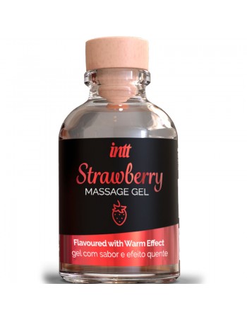 Intt Hot Effect Strawberry Flavor Massage Gel | MySexyShop