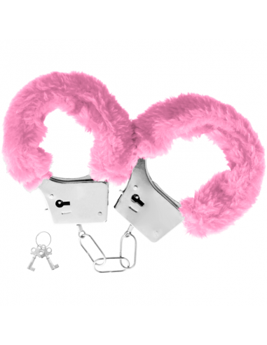 Ohmama Pleasure Furry Handcuffs Pink | MySexyShop