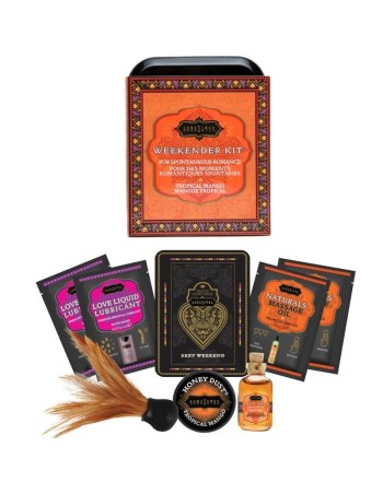Kamasutra weekender tin kit tropical mango | MySexyShop