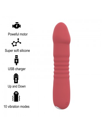 Intense Juni Up & Down 10 Vibrations Red | MySexyShop