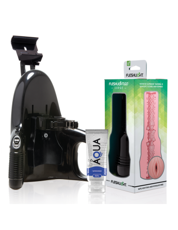 Fleshlight Go Pink Lady Surge Vagina + Universal Launch + Aqua Quality Lubricant 50 Ml