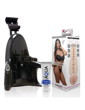 Fleshlight Violet Myers Waifu + Universal Launch + Aqua Quality Lubricant 50 Ml