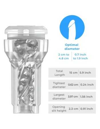 Kiiroo Feel Pocket Stroker Crystal By Kiiroo Transparent
