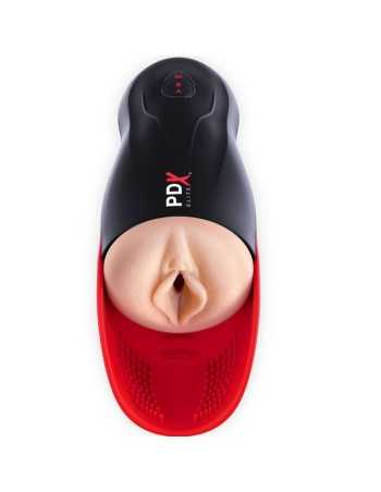 Pdx Elite Stroker Fuck-O-Matic Vagina Double Vibration Penis & Testicles