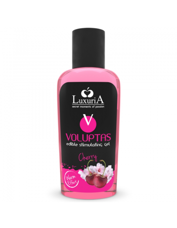 Luxuria voluptas edible stimulating gel warming effect cherry