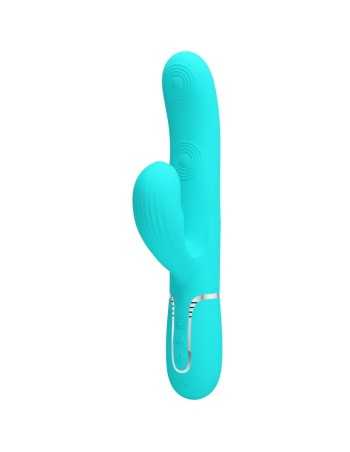 Pretty Love Perlita Multifunction 3 In 1 G-Spot Vibrator Aqua Green