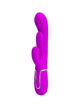 Pretty Love Shania Triple Rabbit Vibrator Multifunction Pink