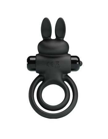 Pretty Love Vibrator Iii Rabbit Ring For Black Penis