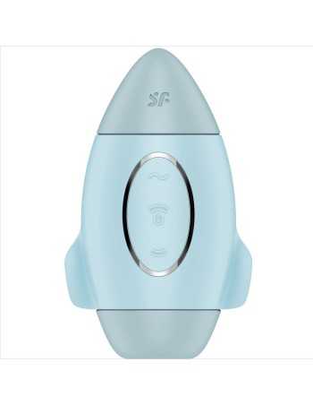 Satisfyer Mission Control Blue Small Double Impulse Vibrator