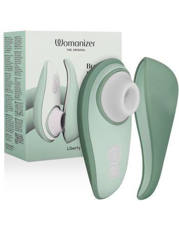 Womanizer Liberty 2 Klitoris-Stimulator & Sauger Hellgrün - MySexyShop.eu
