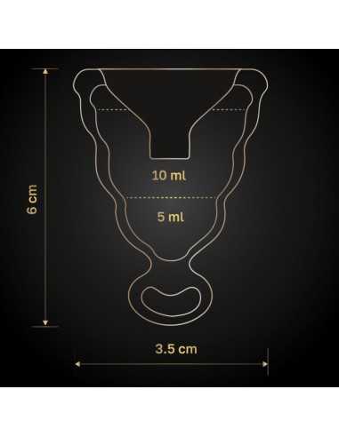 G-Vibe Gcup Schwarze Menstruationstasse
