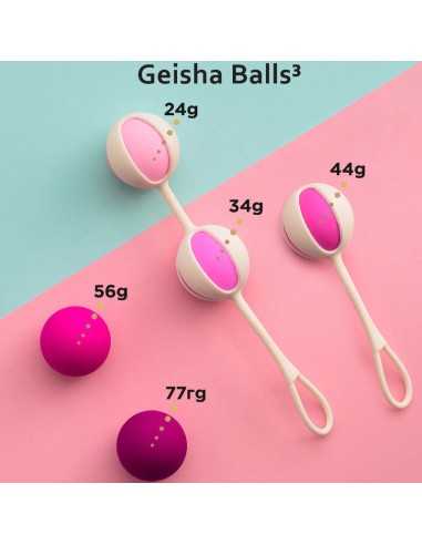 G-Vibe Set 5 Geisha Balls3 Rosa
