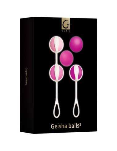 G-Vibe Set 5 Boules De Geisha3 Rose