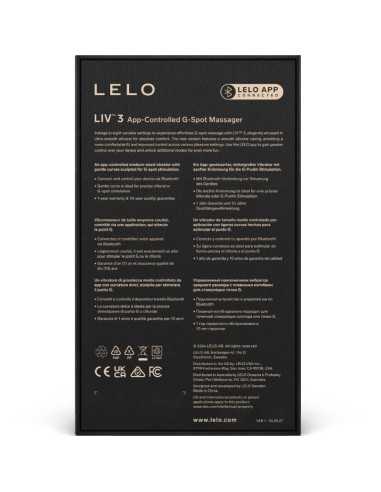 Lelo Liv 3 Stimulateur De Point G Bleu