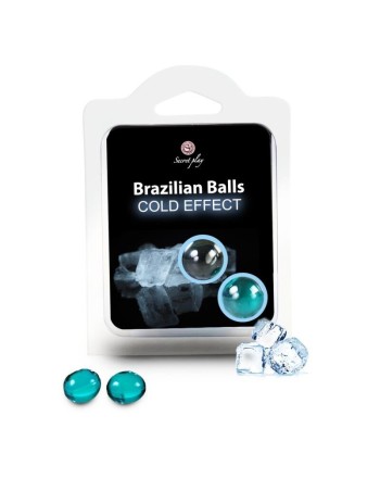 Balles Brésiliennes Effet Froid 2 Unités - MySexyShop