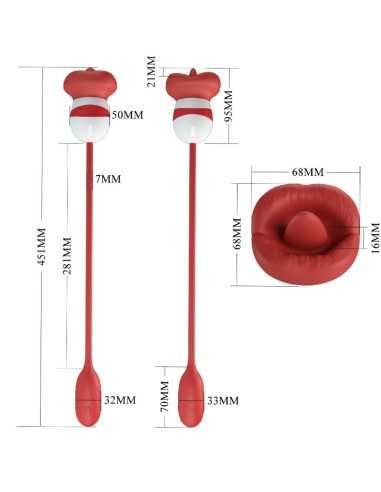 Pretty Love Aliyah Red Mouth Masturbator