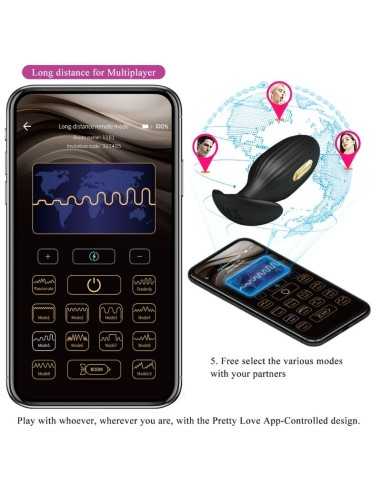 Pretty Love Plug Anal Contrôlé Par...