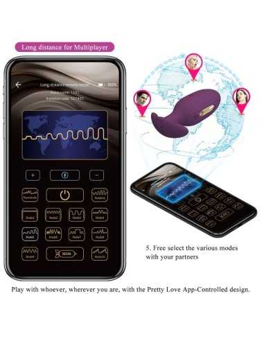 Pretty Love Plug Anale Controllato Da...