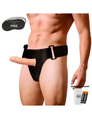 Harness attraction árnes hueco gregory con vibrador 16.5 x 4.3cm - MySexyShop.eu