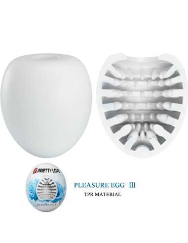 Pretty Love Male Masturbator Egg White