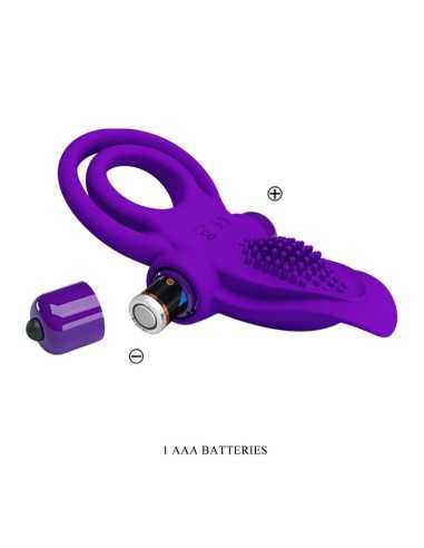 Pretty Love Purple Vibrating Penis Ring