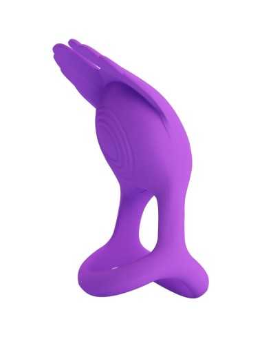 Pretty Love Silas Vibrant Penis Ring 7 Vibrations Purple