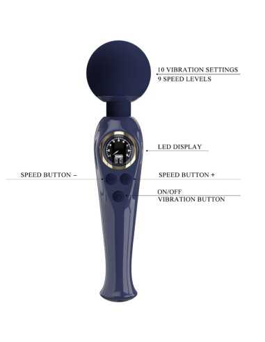 Pretty Love Skyler Vibrator Wand Blue | MySexyShop