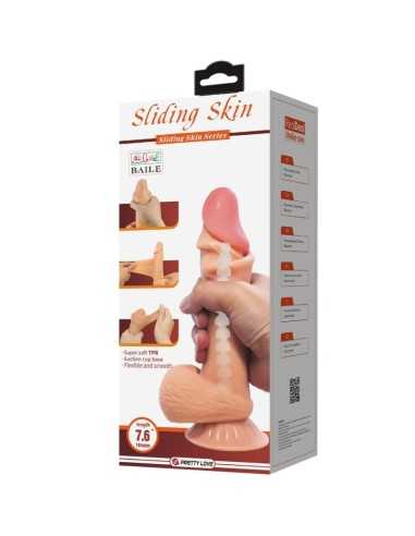 Pretty Love Sliding Skin Series Realistic Dildo With Sliding