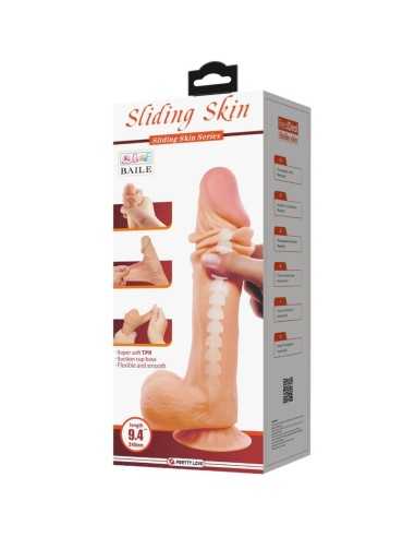 Pretty Love Sliding Skin Series Realistic Dildo With Sliding