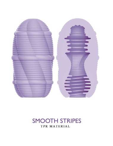 Pretty Love Smooth Stripes Cupid Masturbator Egg | MySexyShop