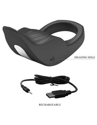 Pretty Love Susanna Vibrating Penis Ring Black | MySexyShop