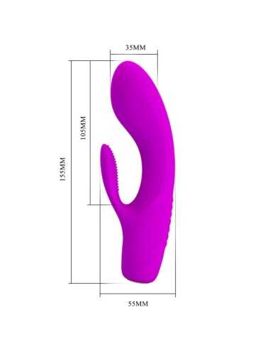 Pretty Love Tim Purple Rechargeable Vibrator | MySexyShop