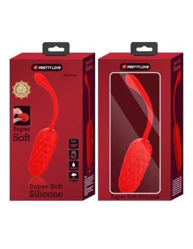Pretty Love Vibrating Egg With Red Rechargeable Marine Texture