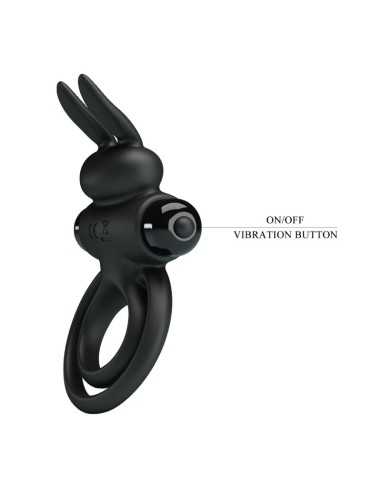 Pretty Love Vibrator Iii Rabbit Ring For Black Penis |