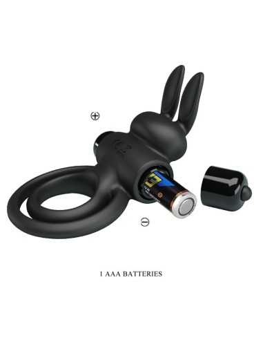 Pretty Love Vibrator Iii Rabbit Ring For Black Penis |
