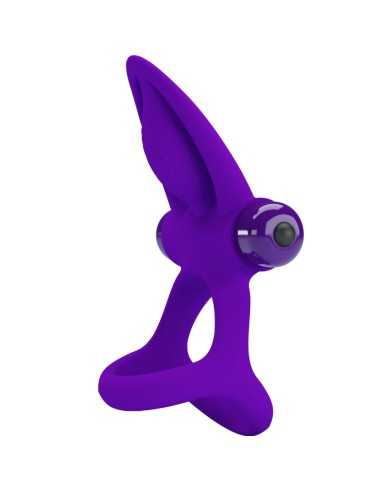 Pretty Love Vibrator Ring 10 Vibrations Violet Silicone |