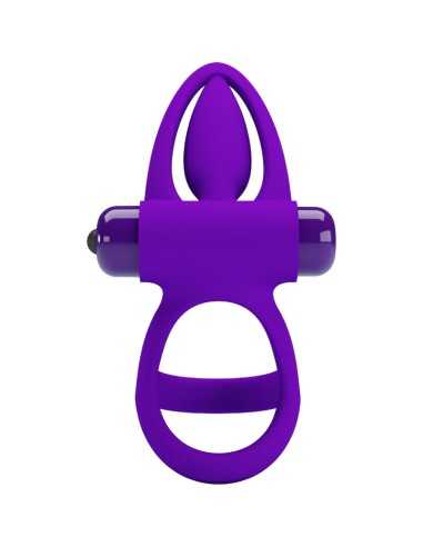 Pretty Love Vibrator Ring 10 Vibrations Violet Silicone |