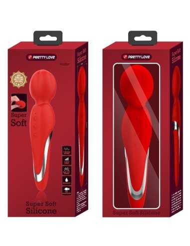 Pretty Love Walter Vibrador Wand Rojo