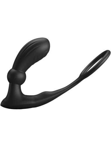 Pretty Love Warren Black Anal Ring & Vibrator | MySexyShop