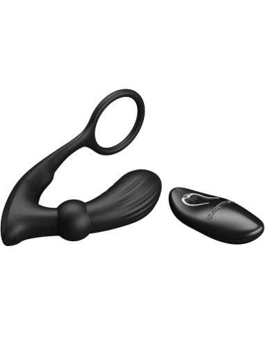 Pretty Love Warren Black Anal Ring & Vibrator | MySexyShop