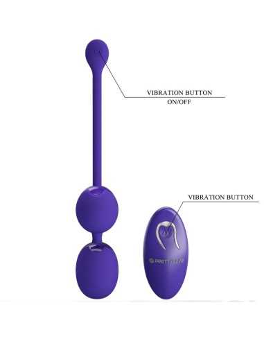 Pretty Love Willie Youth Remote Control Balls & Violet