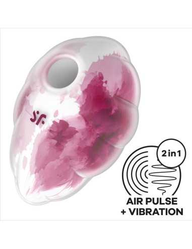 Satisfyer Cloud Dancer Red Vibrator Air Pulse | MySexyShop