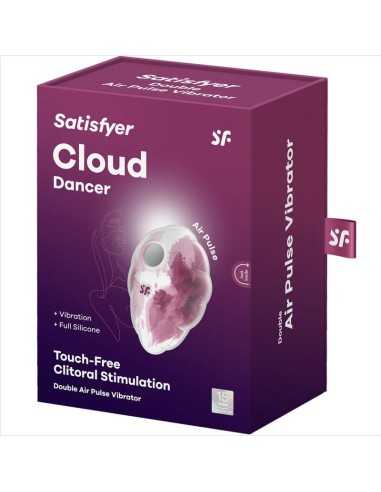 Satisfyer Cloud Dancer Red Vibrator Air Pulse | MySexyShop