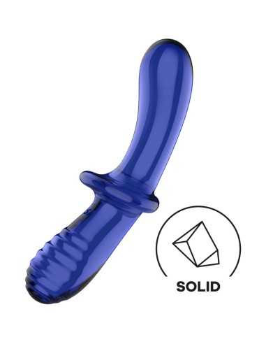 Satisfyer Double Crystal Dildo Blue | MySexyShop