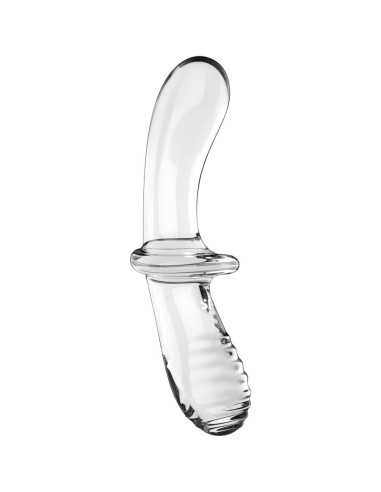 Satisfyer Double Crystal Dildo Transparent | MySexyShop